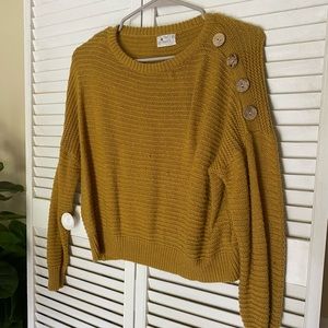 Mustard Crop Sweater
